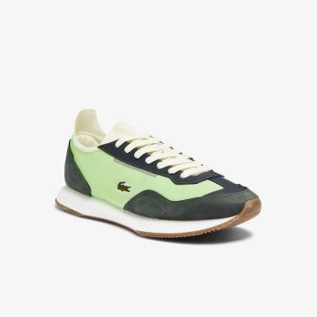 Lacoste Match Break Textile Sneakers - Tenisky Pánské Olivy Zelené / Světle Zelene | CZ-Fv9IFM